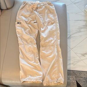 Koi/ Kathy Peterson Beige Cargo Pants/ scrubs XS
